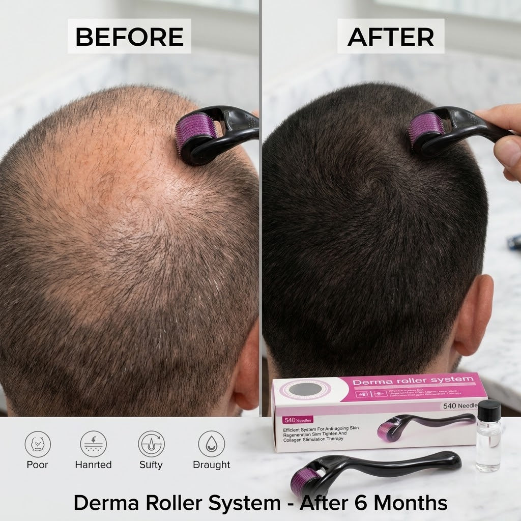 Derma Roller 0.5mm | Microneedling Skin & Hair Care Roller