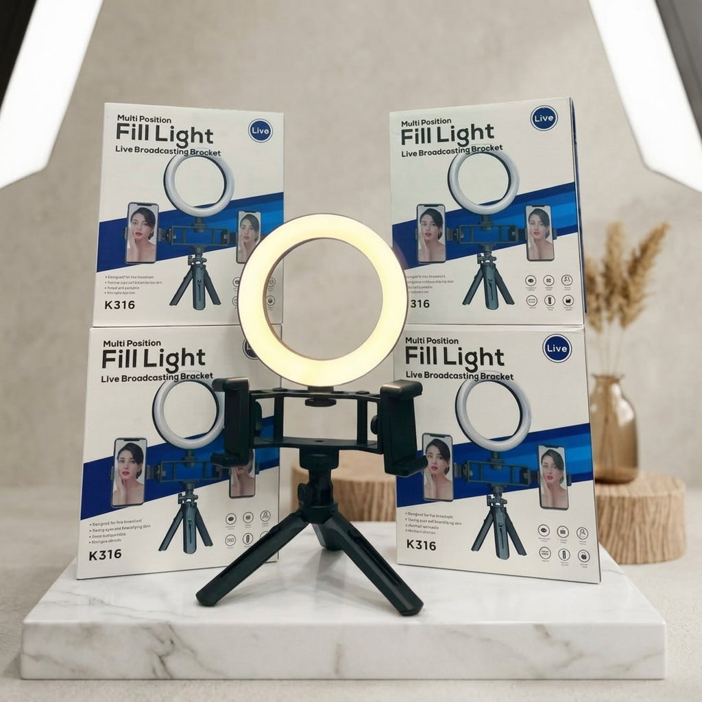 Ring Light K316 Multi-Position Fill Light Live Broadcasting Bracket
