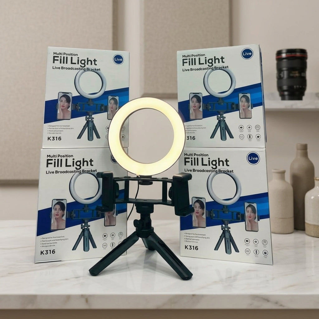 Ring Light K316 Multi-Position Fill Light Live Broadcasting Bracket