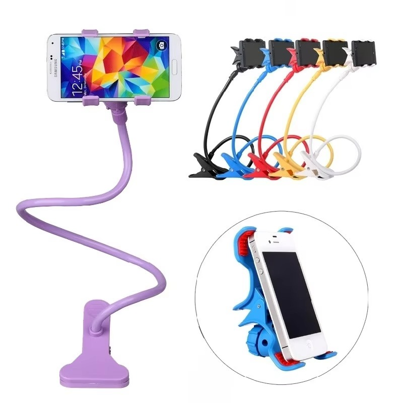 Flexible Gooseneck Phone Holder - 360 Rotation